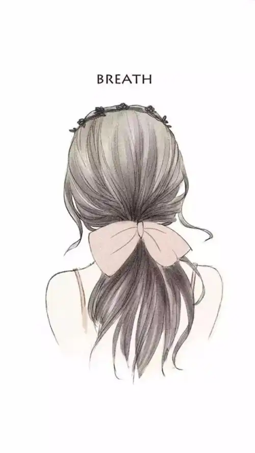 跪求手绘女生背影.全身的.像这样子的