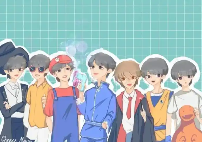 tnt时代少年团卡通动漫