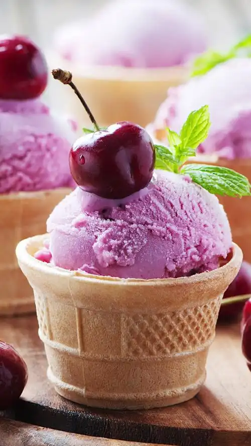 美味甜食冰淇淋高清图片手机壁纸_美食_手机壁纸下载_美桌网