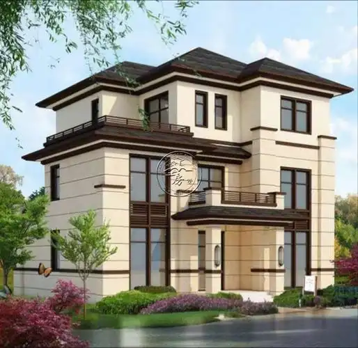 别墅设计:三层复古高雅别墅,362平超大空间,舒适感爆棚!