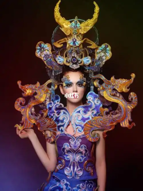 毛戈平化妆学校学员创意彩妆作品