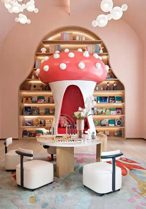 童趣十足的儿童艺术教育培训中心装修设计实景图_互动