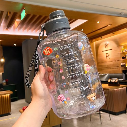 王俊凯同款水桶女大容量运动健身水壶男便携太空杯美式吨吨桶水杯