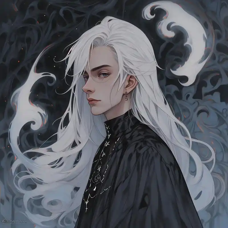 0369♂15暗黑系吸血鬼男生漫画头像94