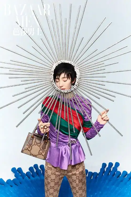 杨幂芭莎男士封面