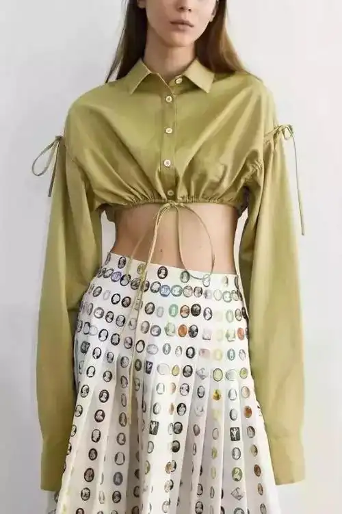 一根绳子也能时尚新花样,抽绳潮流你跟还是不跟呢(7)