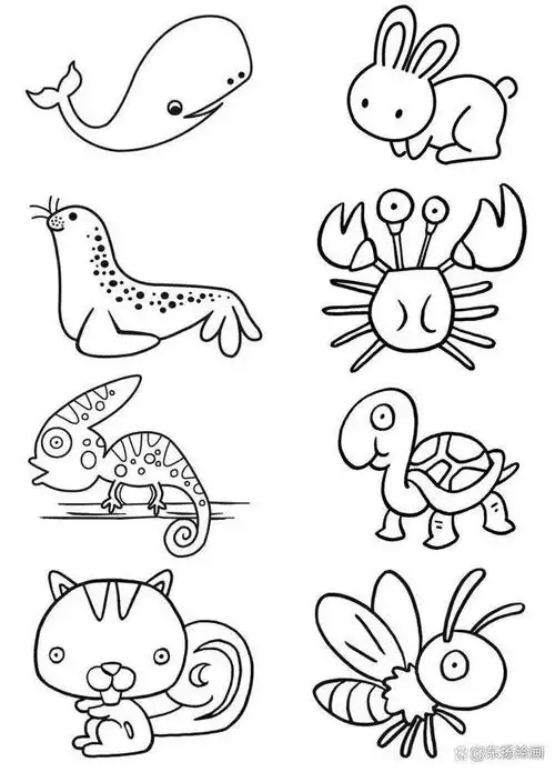 适合3到6岁的儿童简笔画教程