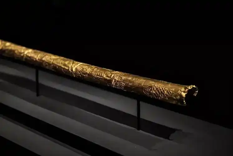三星堆出土金杖