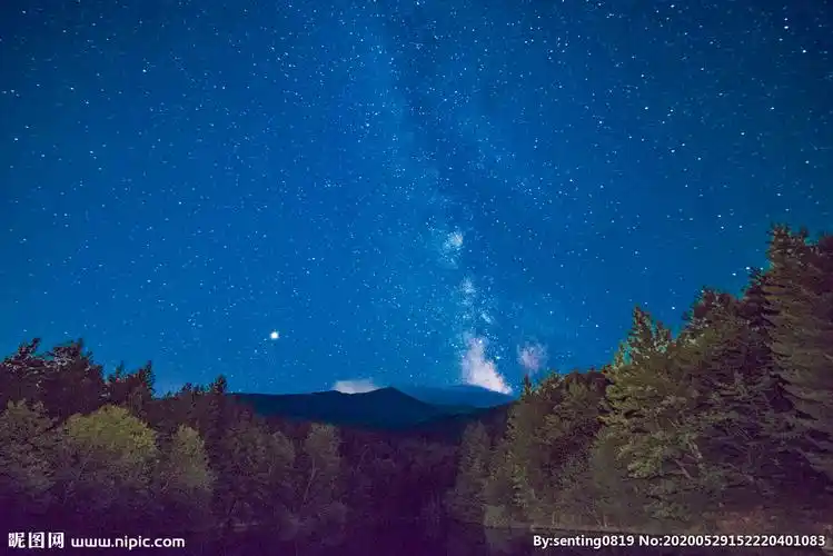 夜空星空图片
