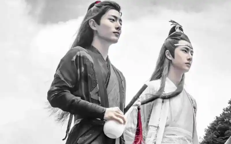 青山不改绿水长流后会有期 #王一博肖战 #古风