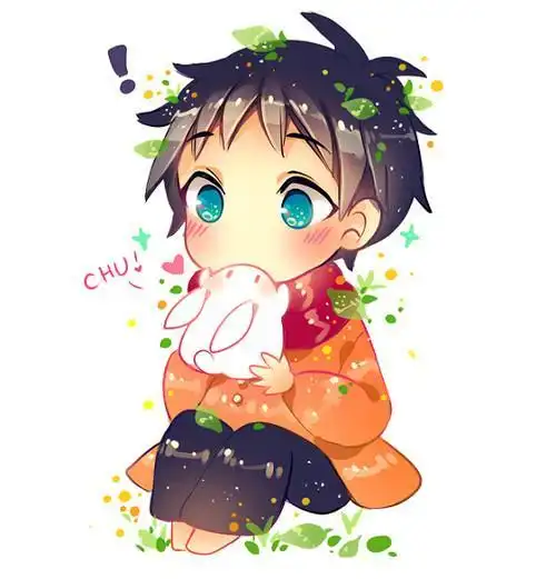 此间二次元二次元进击的巨人艾伦动漫插画萌萌哒