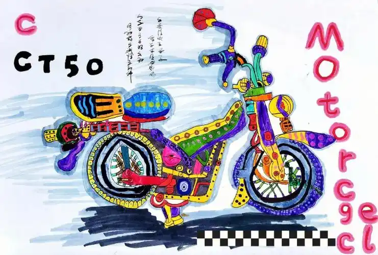 帅气摩托一年级