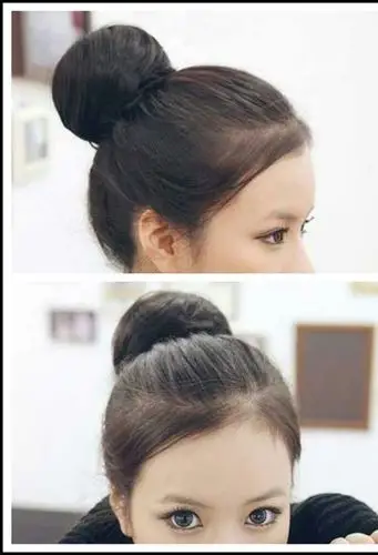 新颖温柔风采花苞头盘发超显美 高贵白天鹅扎发闪亮青春活力_发型师姐