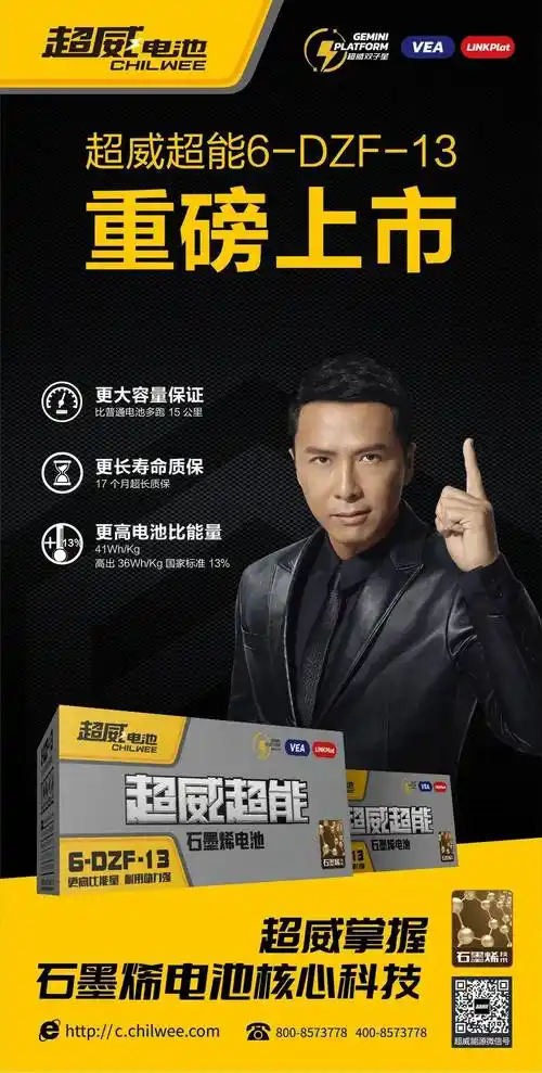 超威超能石墨烯电池13ah大容量版,重磅上市!