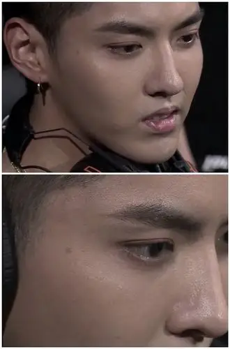 没这么近距离看过吴亦凡吧连嘴上死皮都看得清你看他像31岁