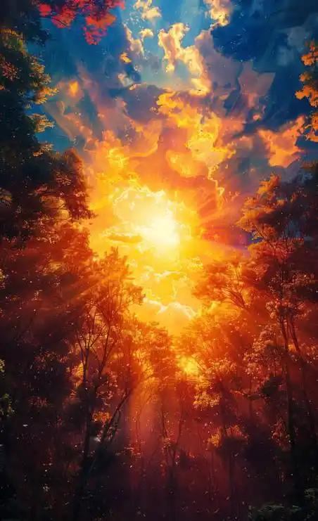 美图手机壁纸图片挂满红色灯笼的古街小巷唯美节日手机壁纸图片大山