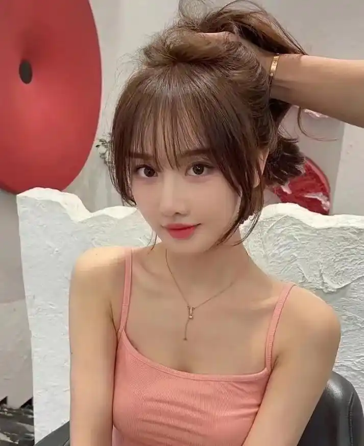 浪漫清纯96法式刘海.