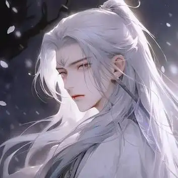 白毛控·古风白发男生头像@唱亿首抒情歌的动态