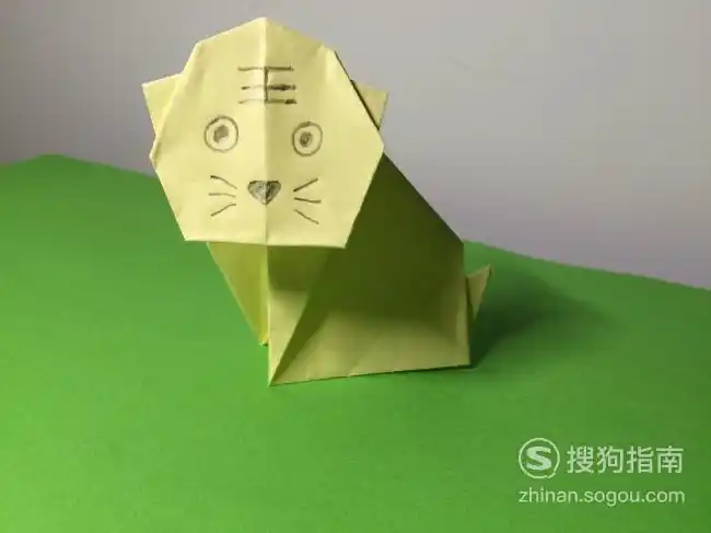 幼儿折纸简单小老虎的折法优质首发立体小老虎折纸方法老虎折纸大全