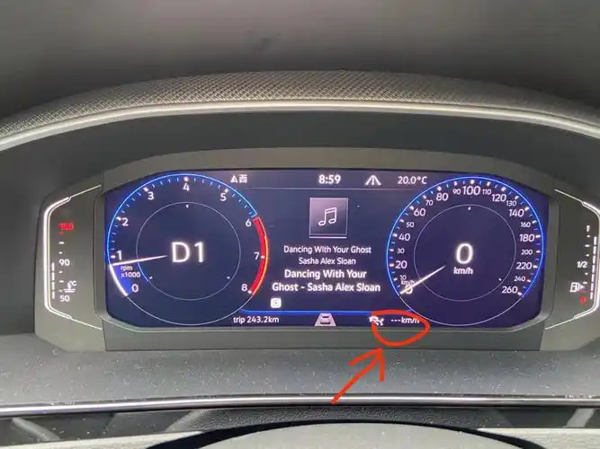 有车友知道仪表盘怎么调整可以显示里程数_大众cc车友圈_懂车帝