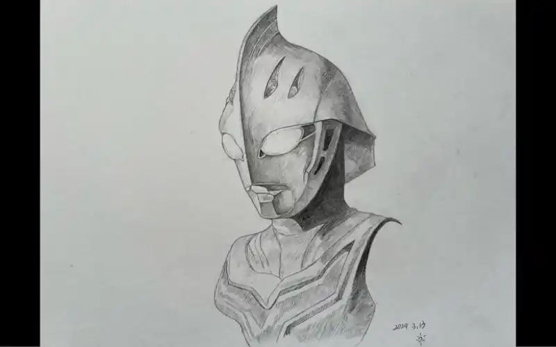 【手绘/绘画过程】手绘奈克赛斯奥特曼!