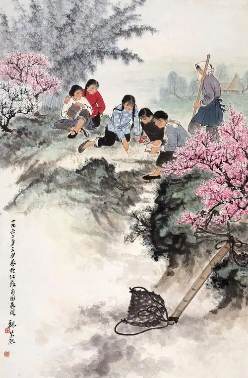 魏紫熙 . 以人物山水画创作为主的红色岁月