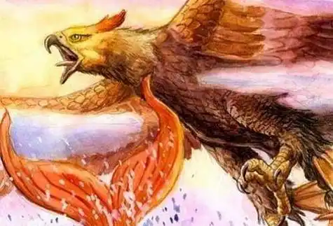 犼长一二丈,有鳞鬣,鳞鬣中犹焰起火光丈余——《述异记》犼是上古神话