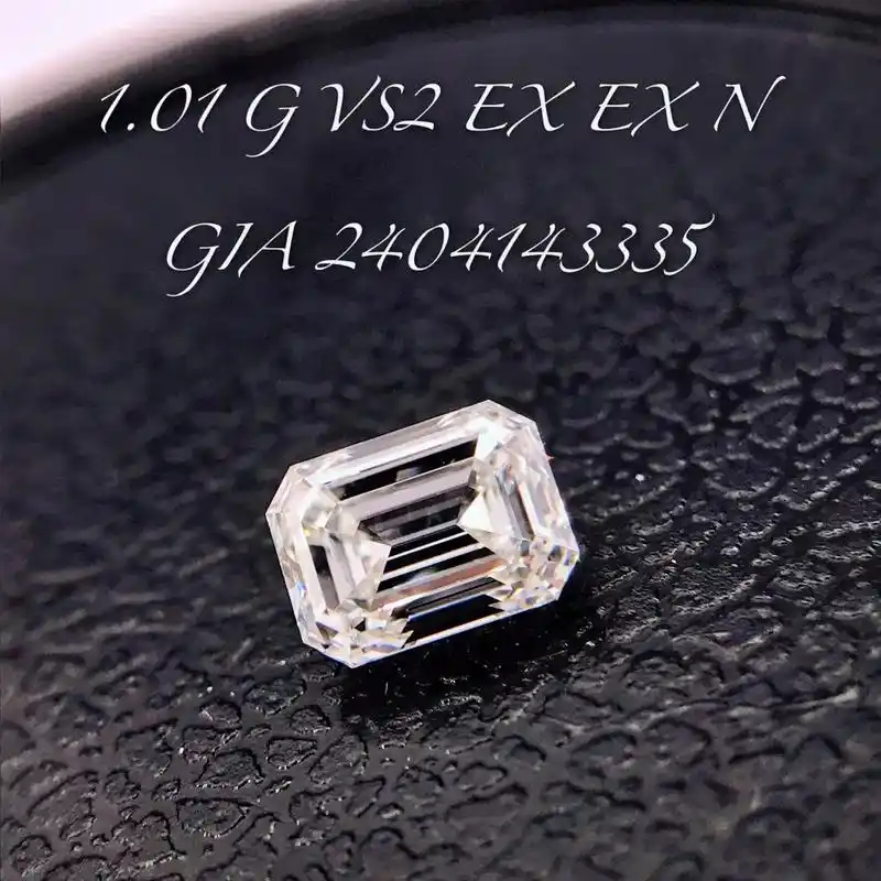 一克拉祖母绿钻石.