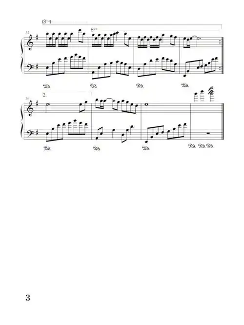 大话西游片尾曲一生所爱钢琴版原来还有这么多好听的版本附谱