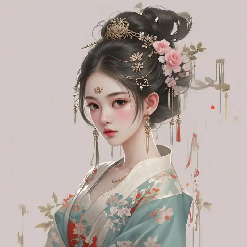 淡雅古风头像95 女生必备93