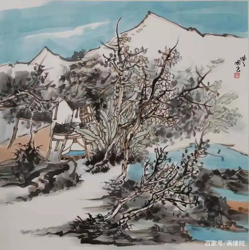 张国良画家山水画作品赏析