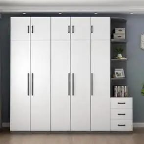 茂墨小姐姐时尚衣橱衣柜家用卧室实木三四门大衣柜组合整体出租房