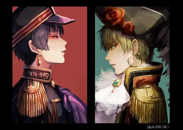 黑塔利亚 aph axis powers- hetalia 日/本 英/国 壁纸