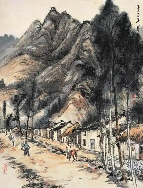 以笔取气以墨取韵黄独峰中国画作品欣赏