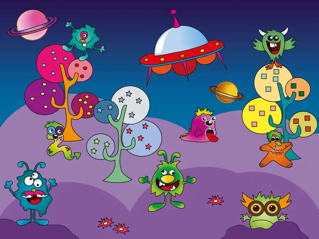 怪兽世界,幻想怪物的世界的插图