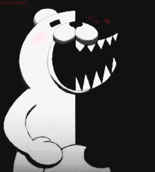 黑白熊gif可爱gif萌gif二次元gif卡通gif