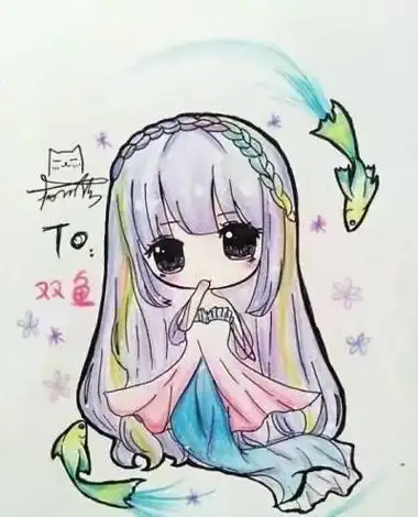 画十二星座的萌少女 画十二星座公主-神算网