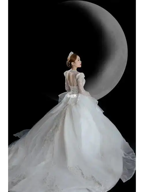 中江婚纱照|最经典的黑背景配白婚纱照9669♀15