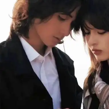 小清新文艺范双人情侣头像图片 很有感觉的氛围感微信情头_情侣头像