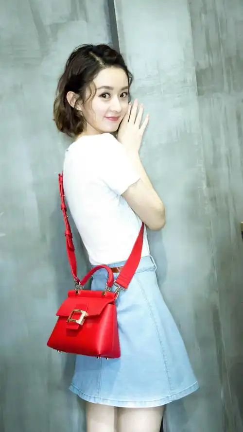 赵丽颖短发卷毛