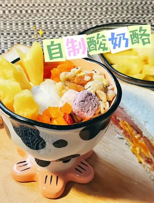 自制酸奶酪06好吃嘴的自我大满足