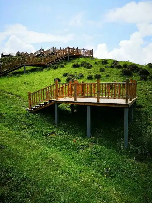 大美马鹿塘,无花的季节也很美