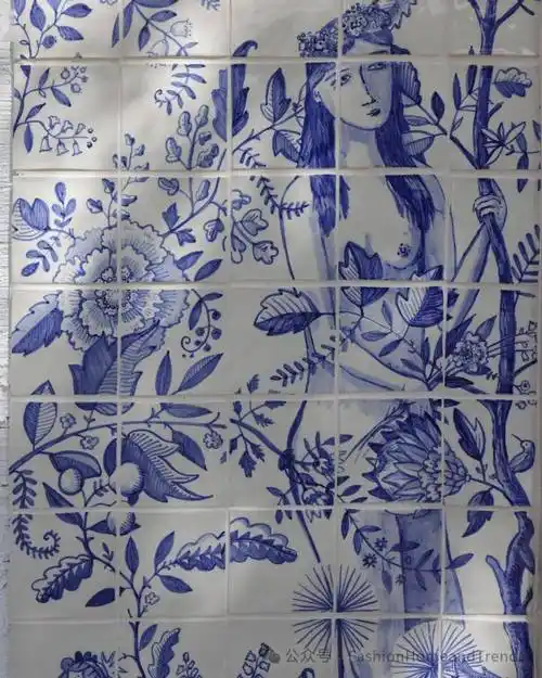 gaia 在迈阿密的店铺设计以1800块手绘瓷砖组成的生命之树壁画吸引了