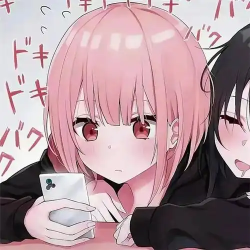 可爱漂亮动漫双人好闺蜜头像图片