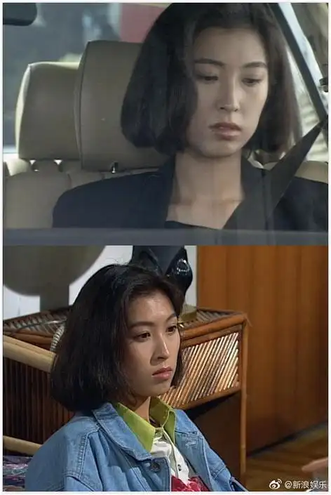 旧爱浪#1992年,《大时代》郭蔼明饰演龙纪文,短发知性有韵味,但又