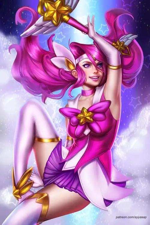 英雄联盟lol魔法少女光辉女郎拉克丝by ayyasap,高清图片,手机壁纸