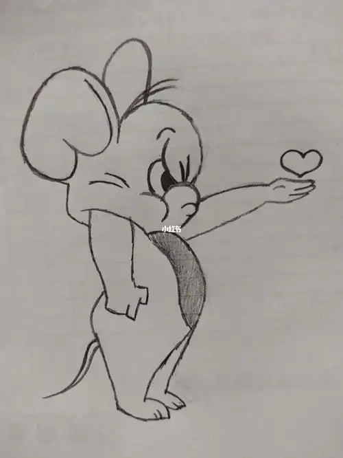 没想到画出来啦～#简笔画  #汤姆和杰瑞