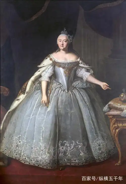 俄国女皇画像:图二是农奴,图五最风流也最厉害,想征服欧洲
