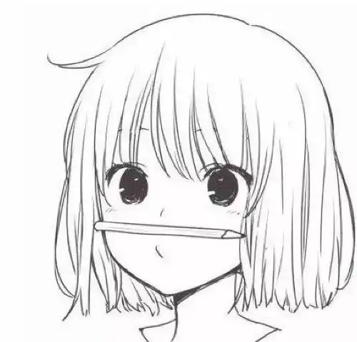 q版教程二次元动漫人物简笔画图片