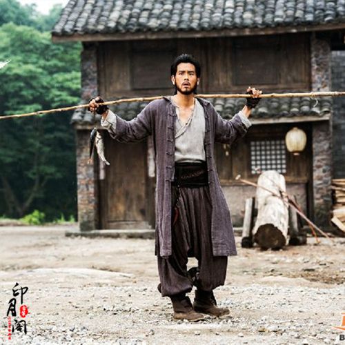 影视古装危城彭于晏马锋同款古装民国男武侠古装武师服武打演出服